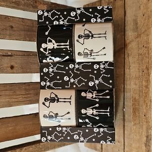 Bakeshop Dancing Skeleton Ramekins Halloween